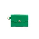 Glad & Young Studio - GYS GYS BA - Solid Leather Dot Wallet, Kelly Green
