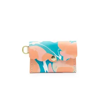 Glad & Young Studio - GYS GYS BA - Marbled Leather Dot Wallet Peachtree Street