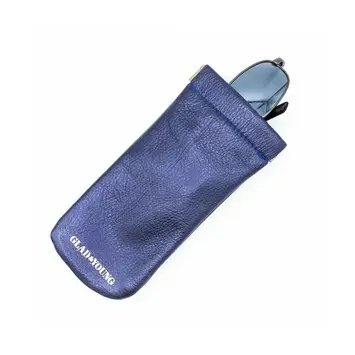 Glad & Young Studio - GYS GYS ACKC - Sunny Side Leather Glasses Sleeve, Midnight