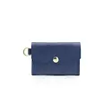 Glad & Young Studio - GYS GYS BA - Solid Leather Dot Wallet, Midnight
