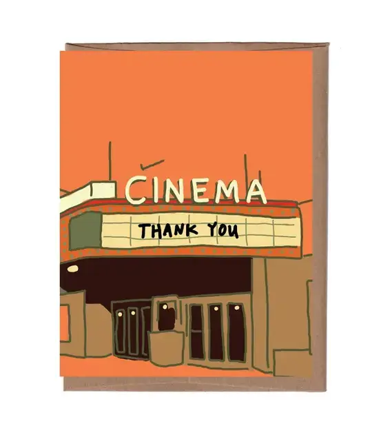 La Familia Green - LFG LFGGCTY0008 - Cinema Movie Theater Thank You Card