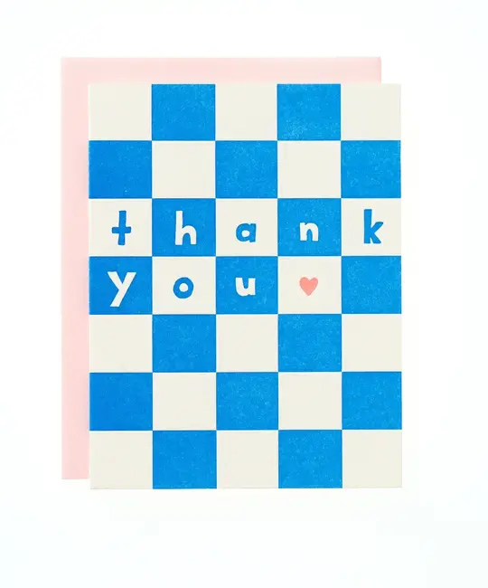 Iron Curtain Press - IC ICGCTY0022 - Checker Thank You Card