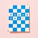 Iron Curtain Press - IC ICGCTY0022 - Checker Thank You Card
