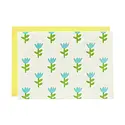 Iron Curtain Press - IC IC NSBL - Blue Tulip Pattern  Blank Note Set