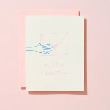 Iron Curtain Press - IC ICGCVD0001 - Be Mine Letter Valentine's Day Card