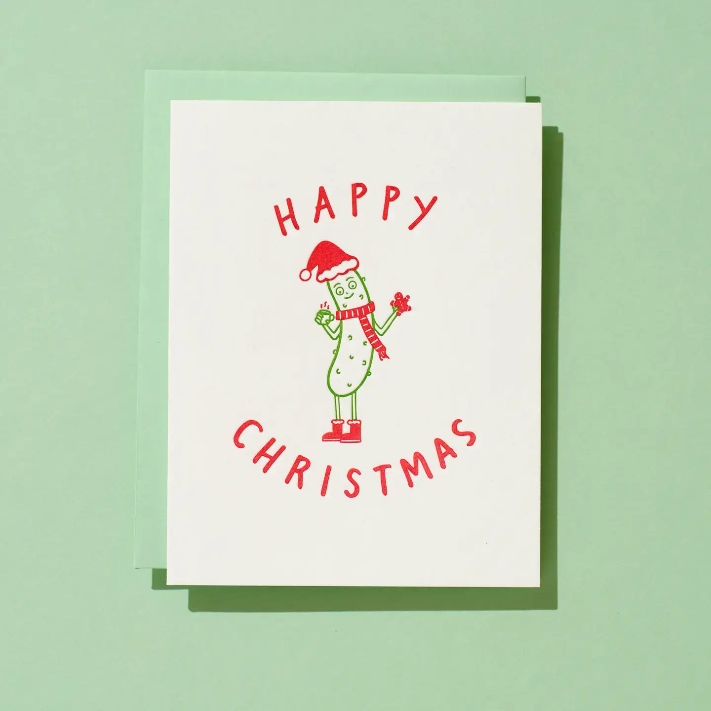 Iron Curtain Press - IC ICGCHO0010 - Christmas Pickle Holiday Card