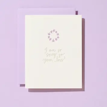 Iron Curtain Press - IC ICGCSY0011 - I Am So Sorry for Your Loss Sympathy Card