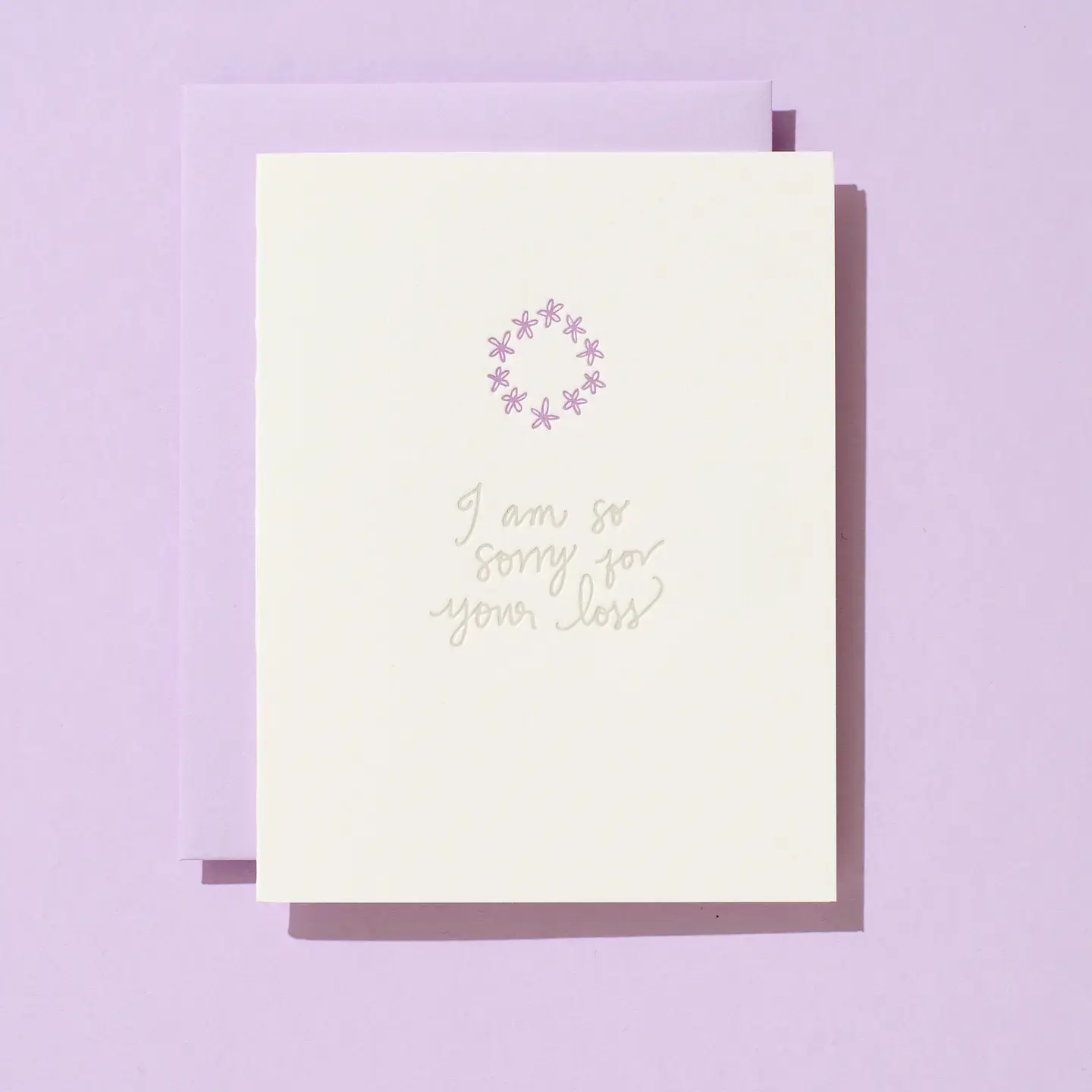 Iron Curtain Press - IC ICGCSY0011 - I Am So Sorry for Your Loss Sympathy Card