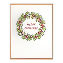 Ink Meets Paper - IMP IMPGCHO0022 - Holly Wreath Merry Christmas Holiday Card