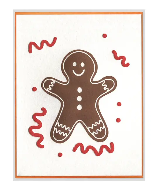 Ink Meets Paper - IMP IMPGCHO0024 - Gingerbread Friend Holiday Card