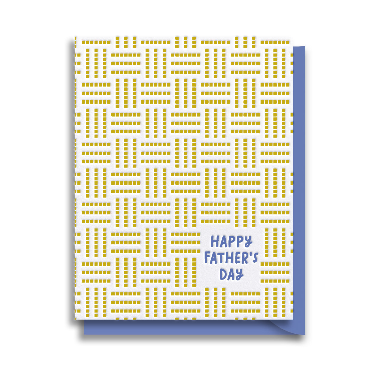 Gus and Ruby Letterpress - GR GRGCFD0003 - Happy Father's Day Geo