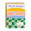 KANDS.CO - KA KAGCBI0005 - Cat on Bed Unbothered Birthday Card