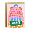 KANDS.CO - KA KAGCMI0001- Pay Enough Amazing Teacher Card