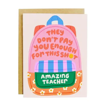 KANDS.CO - KA KAGCMI0001- Pay Enough Amazing Teacher Card