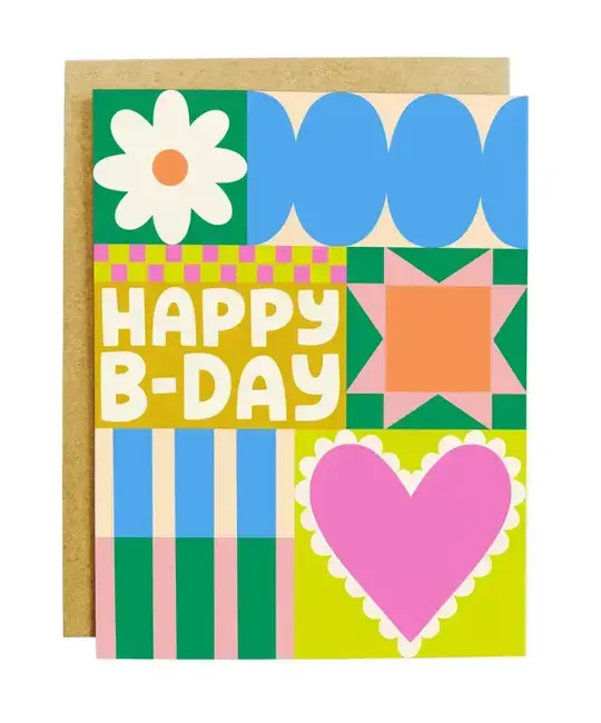 KANDS.CO - KA KAGCBI0004 - Quilted Birthday Card