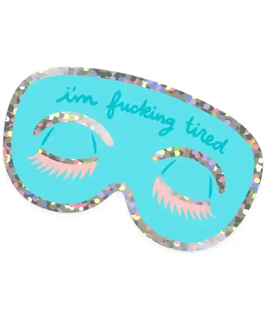 KANDS.CO - KA KA ST - Tired Sleep Mask Sticker