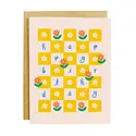 KANDS.CO - KA KAGCBI0002- Daisy Check Birthday Card