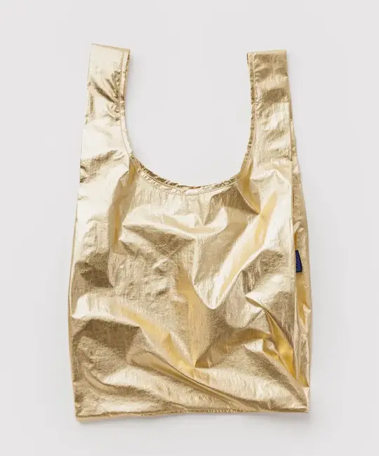 Baggu - BA BA BAG - Gold Metallic Standard Baggu Reusable Bag