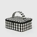 Baggu - BA BA BAG - Small Cosmetic Case, Black and Cream Gingham