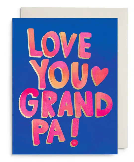 E. Frances Paper Studio - EF EFGCFD0019 - Love You Grandpa Father's Day Card