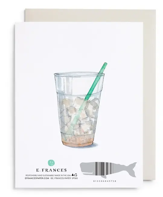 E. Frances Paper Studio - EF EFGCMD0037 - Cool Like Mom Iced Coffee Mother's Day Card