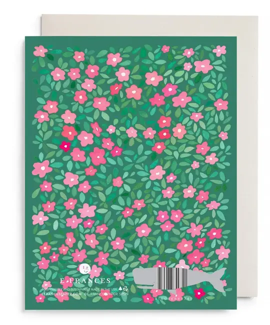 E. Frances Paper Studio - EF EFGCMD0038 - Green Petals Mother's Day Card