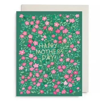 E. Frances Paper Studio - EF EFGCMD0038 - Green Petals Mother's Day Card