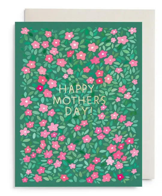 E. Frances Paper Studio - EF EFGCMD0038 - Green Petals Mother's Day Card