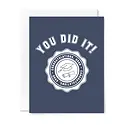 Tiny Hooray - TIH (formerly Little Goat, LG) TIHGCGR0003 - Collegiate Seal Graduation Card
