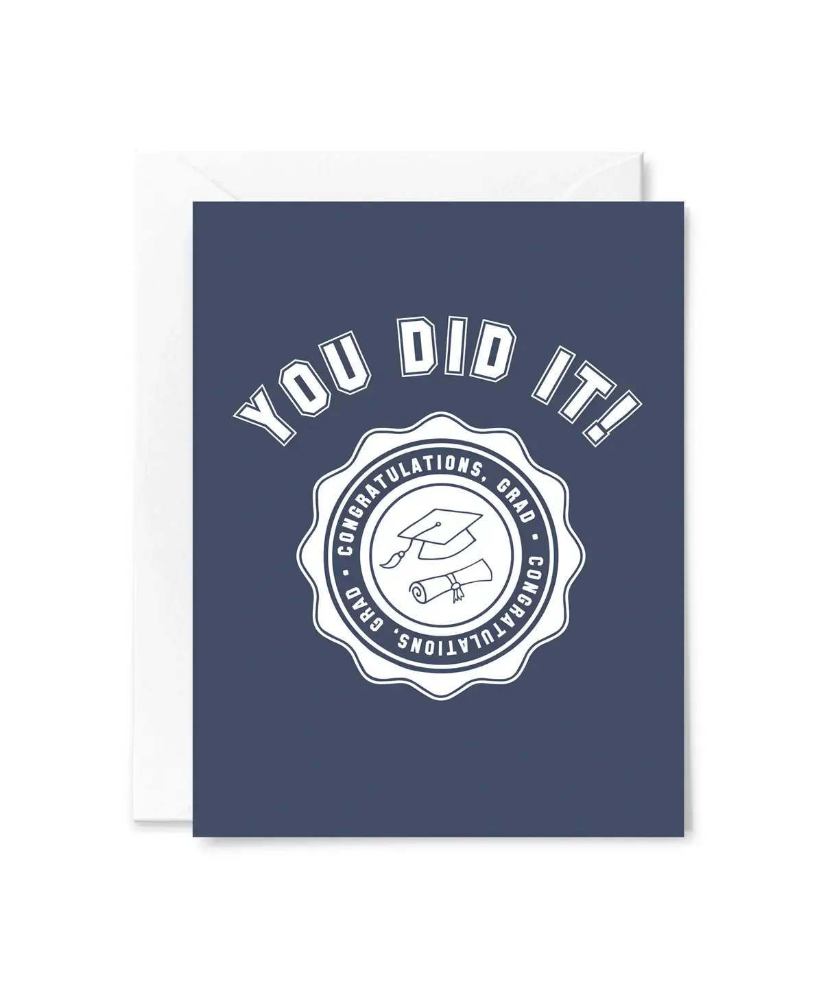 Tiny Hooray - TIH (formerly Little Goat, LG) TIHGCGR0003 - Collegiate Seal Graduation Card