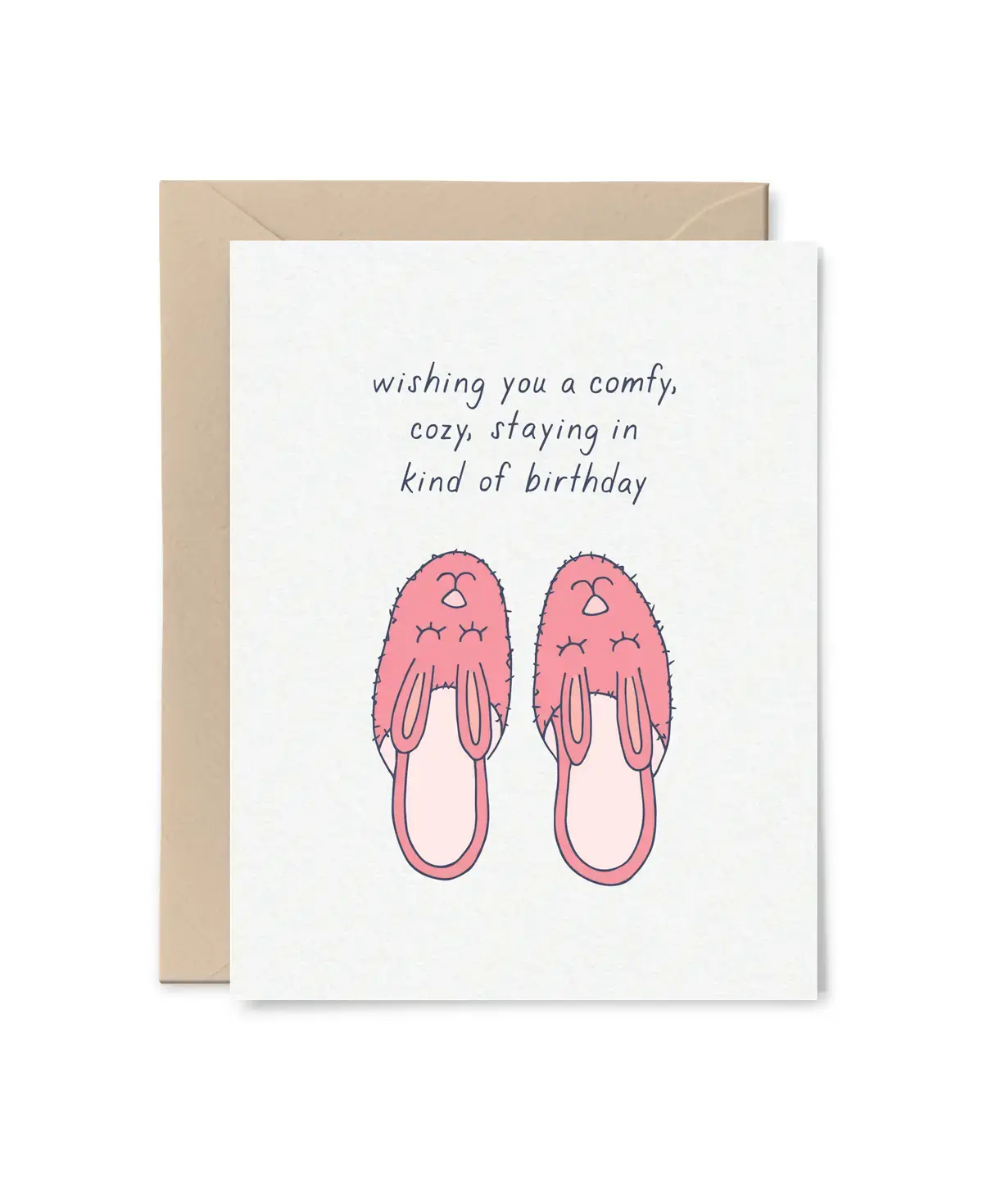 Tiny Hooray - TIH (formerly Little Goat, LG) TIHGCBI - Comfy Cozy Slipper Birthday Card