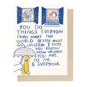 People I've Loved - PIL PILGCFR0008 - You Make The World Better Card