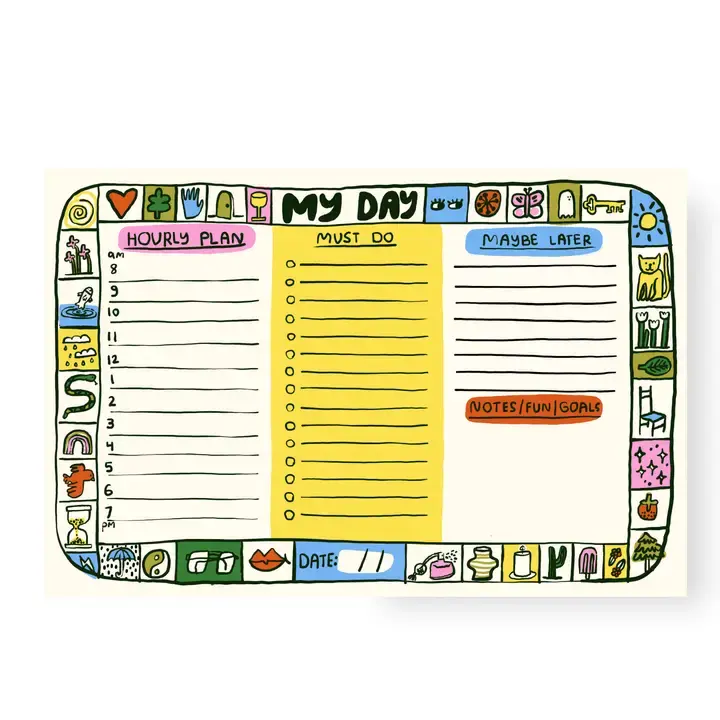 People I've Loved - PIL PIL NP - My Day Daily Planner Notepad