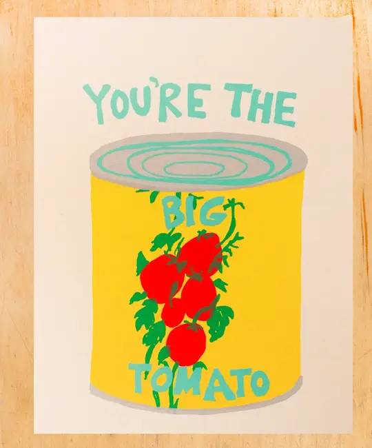 Gold Teeth Brooklyn - GTB GTBGCMI0037 - You're The Big Tomato Card
