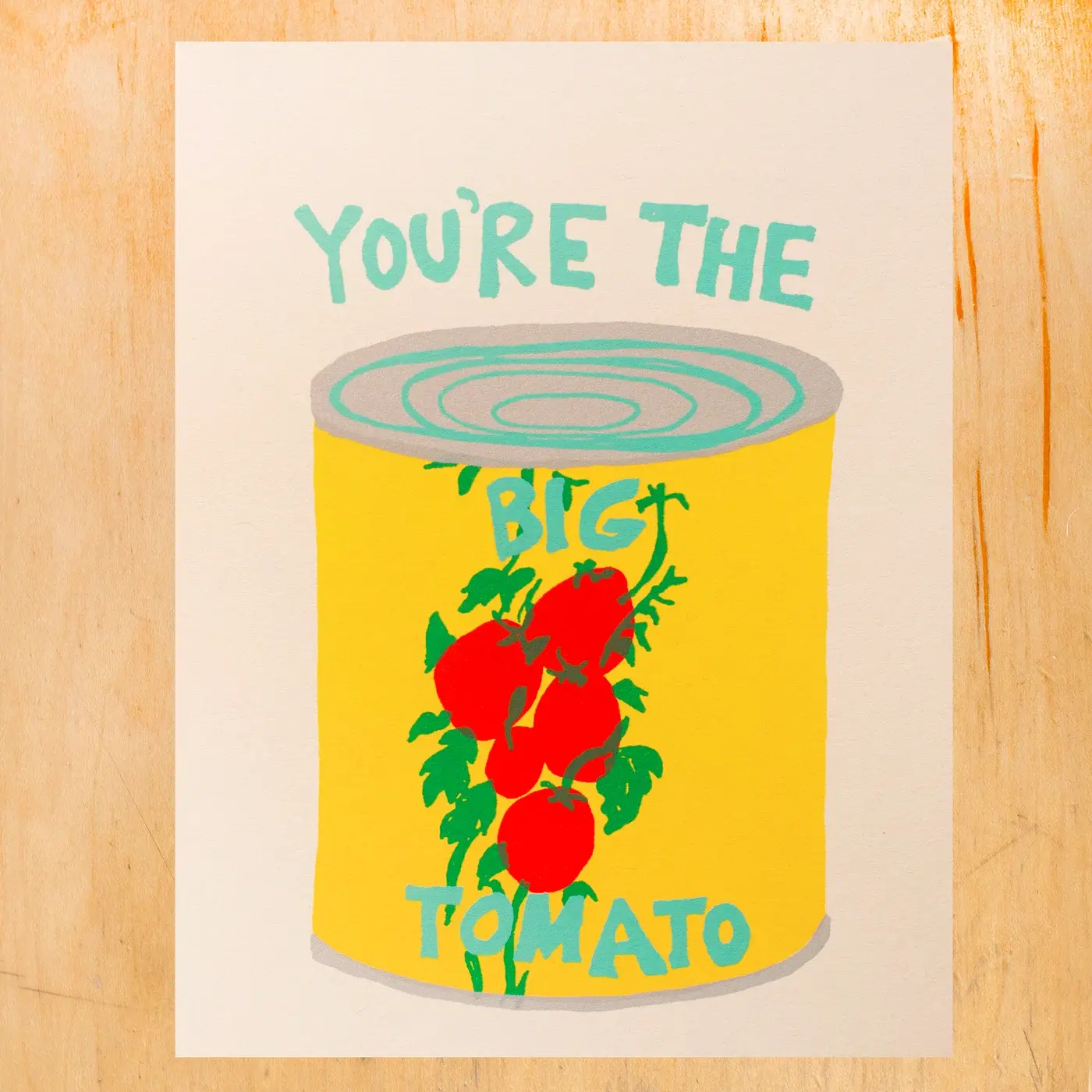 Gold Teeth Brooklyn - GTB GTBGCMI0037 - You're The Big Tomato Card