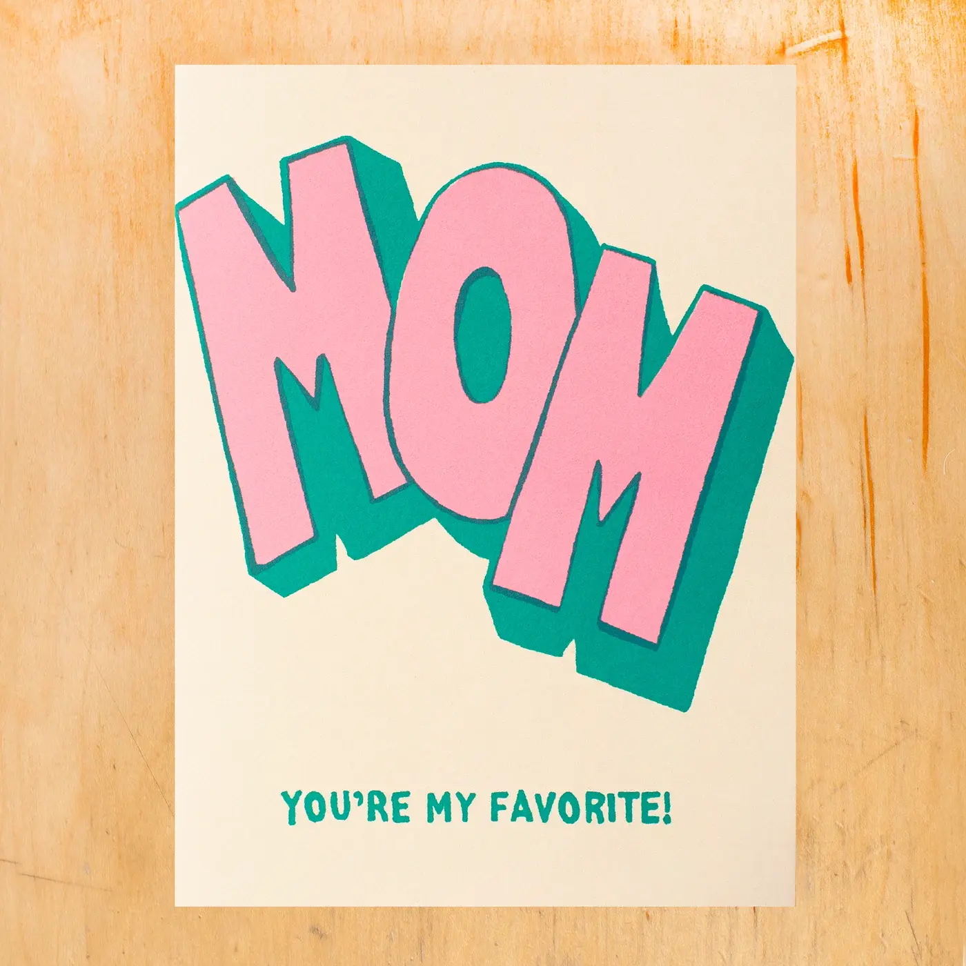 Gold Teeth Brooklyn - GTB GTBGCMD025 - Favorite Mother's Day Card