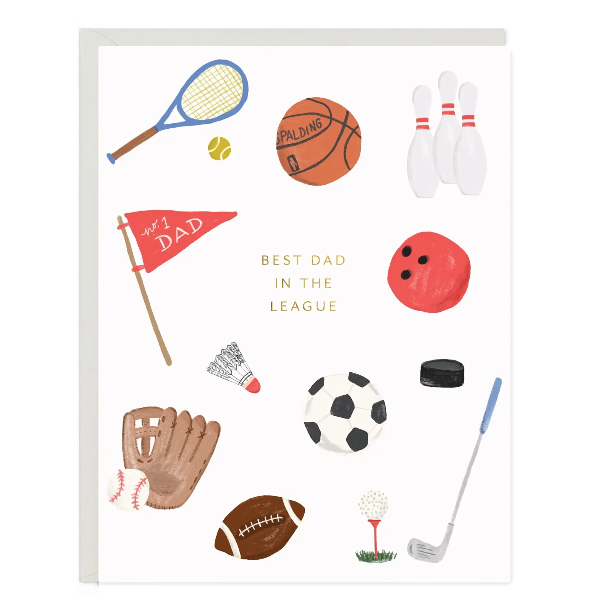 Ramona and Ruth - RR RRGCFD0006 - Best Day in the League Sports Father's Day Card