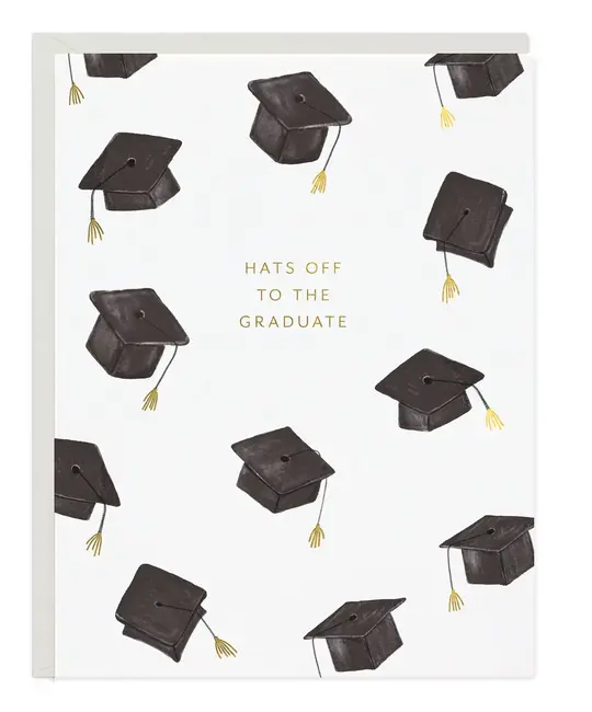 Ramona and Ruth - RR RRGCGR0007 - Hats Off Graduation Card