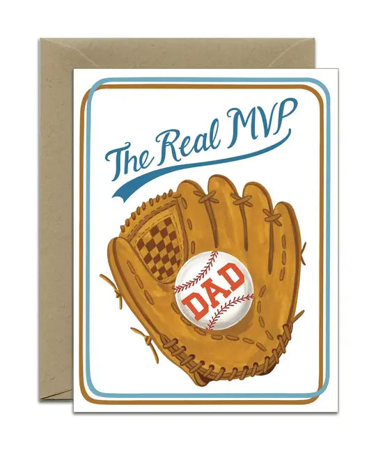Yeppie Paper - YP YPGCFD0009 - Real MVP Baseball Father's Day Card
