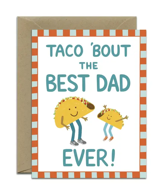 Yeppie Paper - YP YPGCFD0010 - Taco 'bout the Best Dad Father's Day Card