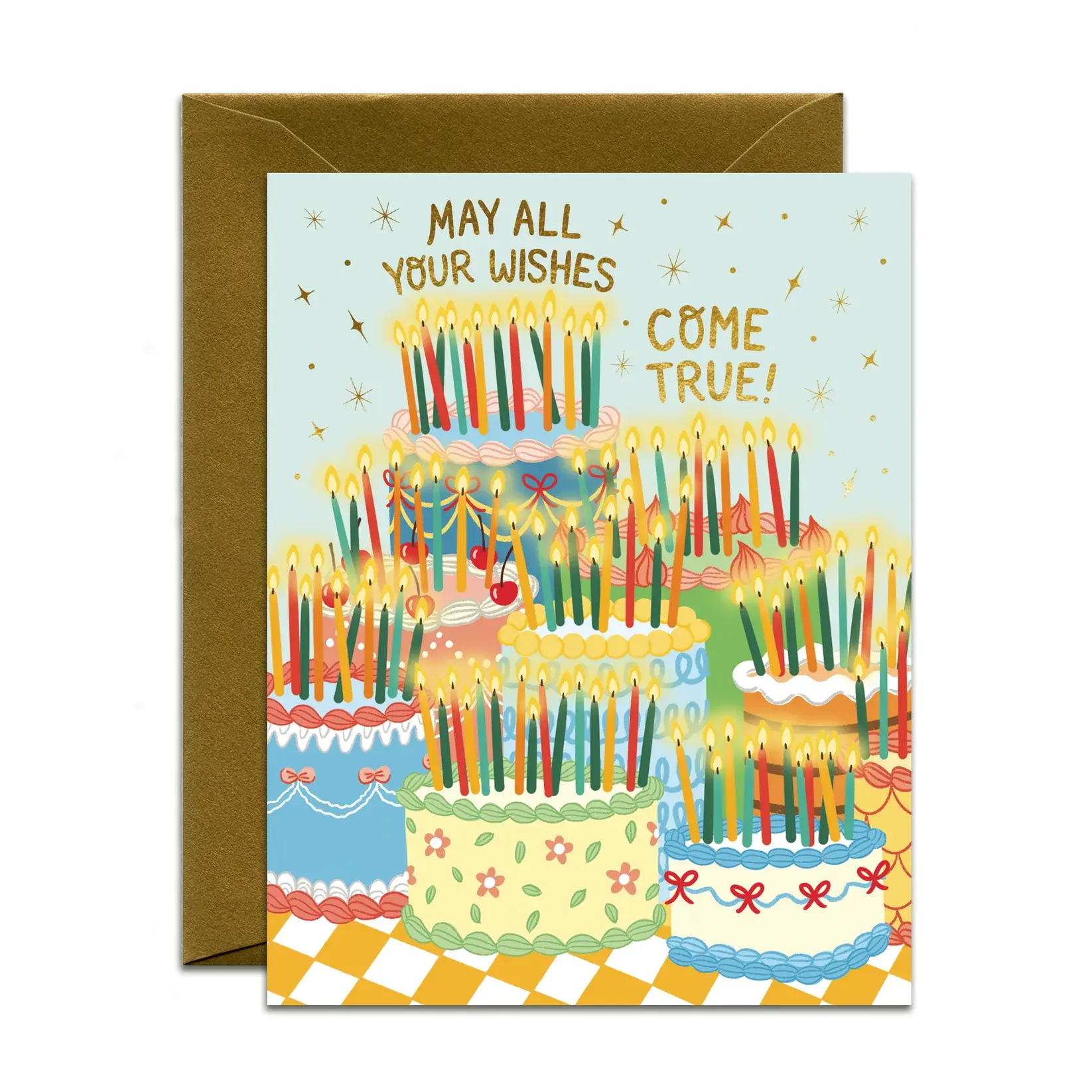 Yeppie Paper - YP YPGCBI0041 - Many Wishes Birthday Card