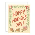 Yeppie Paper - YP YPGCMD0010 - Bunny with Babies Hoppy Mother's Day Card