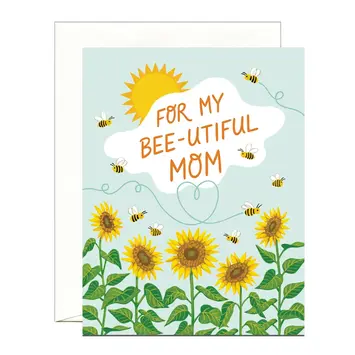 Yeppie Paper - YP YPGCMD0011 - Bee-utiful Mom Mother's Day Card