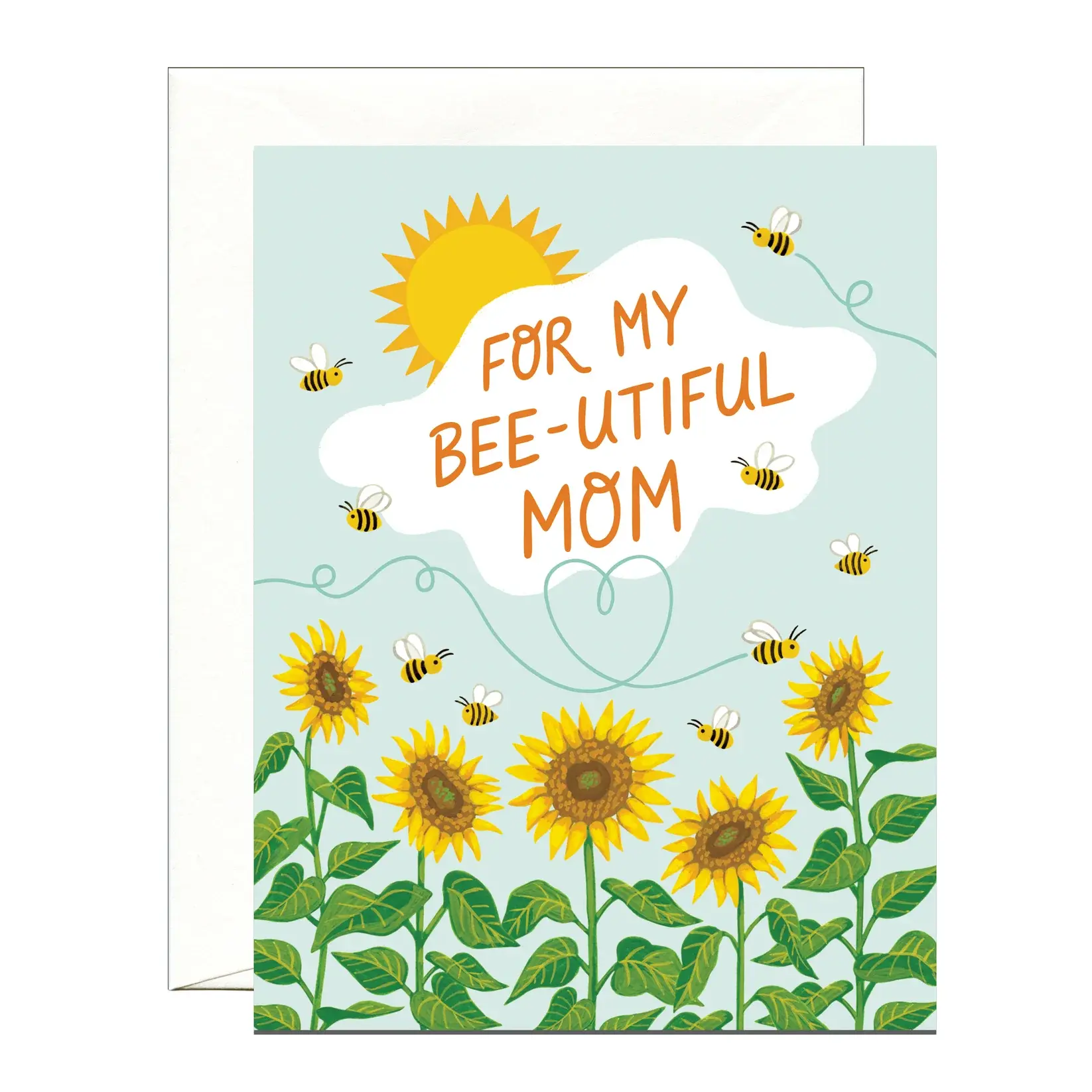 Yeppie Paper - YP YPGCMD0011 - Bee-utiful Mom Mother's Day Card