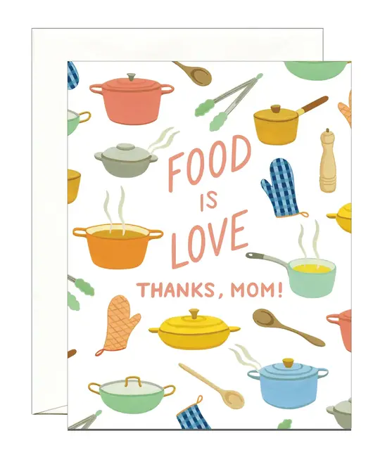 Yeppie Paper - YP YPGCMD0012 - Food is Love Mother's Day Card
