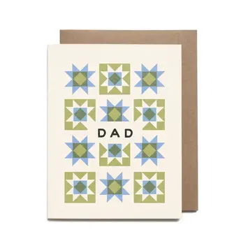 Worthwhile Paper - WOP WOPGCFD0007 - Dad Quilt Father's Day Card