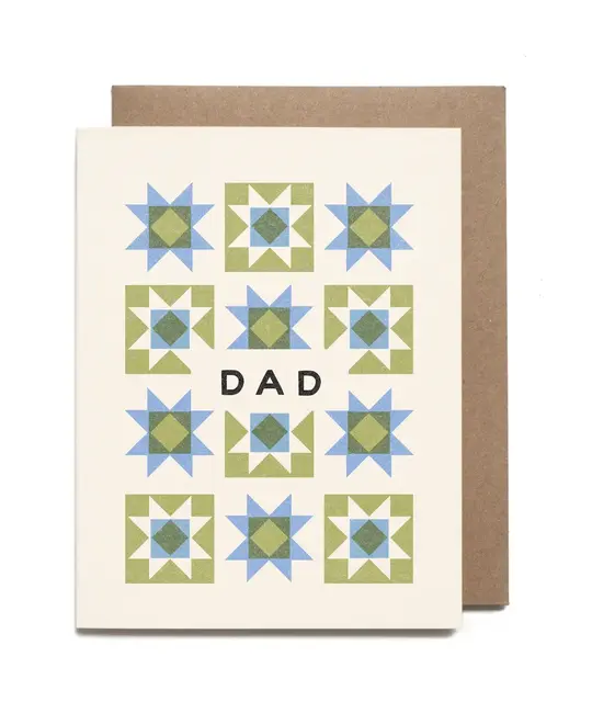 Worthwhile Paper - WOP WOPGCFD0007 - Dad Quilt Father's Day Card