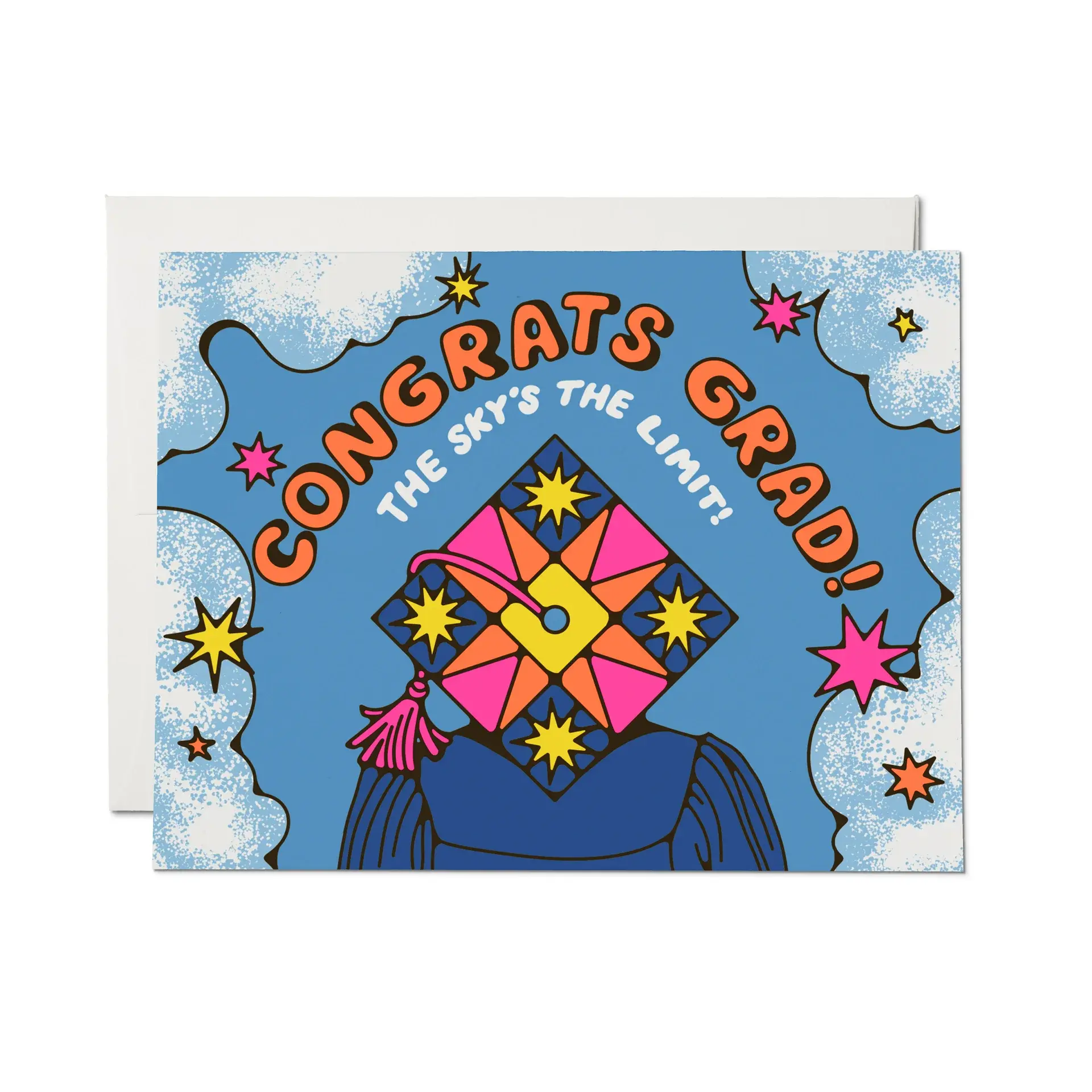 Red Cap Cards - RCC RCCGCGR0007 - Sky's the Limit Graduation Card