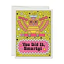 Red Cap Cards - RCC RCCGCGR0006 - Woo Hoo Smarty Owl Graduation Card