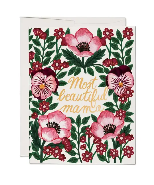 Red Cap Cards - RCC RCCGCMD0015 - Most Beautiful Mama Mother's Day Card